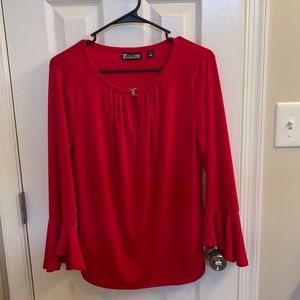 Red Holiday Blouse
